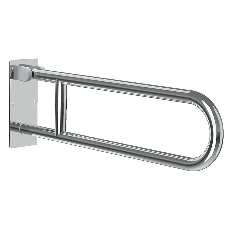 Jamais utilise] Barre d'Appui Rabattable pmr Normbau 600mm Inox Care - 2030010009