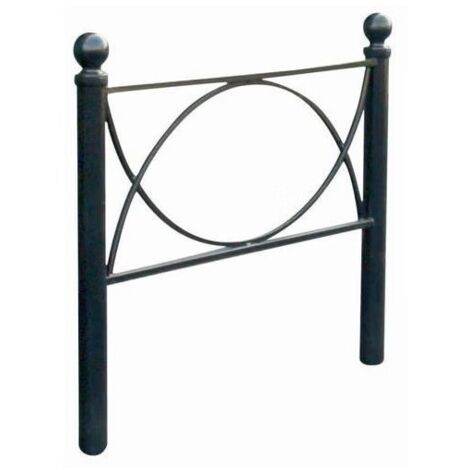 [JAMAIS UTILISE] Barrière de Protection de Ville pour Trottoir Largeur 1,35m avec Potelets à Boule - A030804
