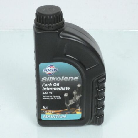 [JAMAIS UTILISE] Bidon d'huile de fourche Fuchs Silkolene Maintain SAE 15 pour