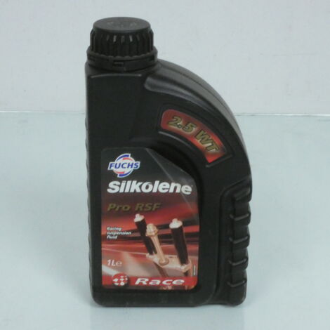 [JAMAIS UTILISE] Bidon d'huile de fourche Racing Silkolene 2.5WT Pro RSF pour moto