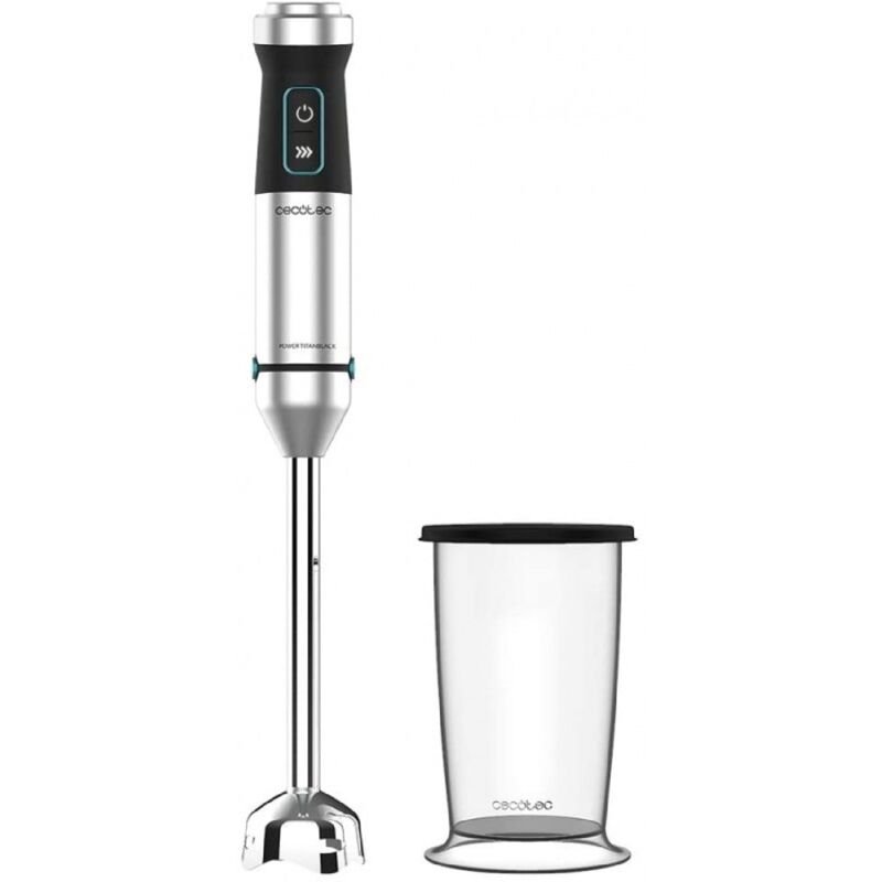 Cecotec - jamais utilise] Blender de mixeur plongeant de 1500 w, technologie CrossBlades withblades de 4 lames withcoating de black titanium, foot xl