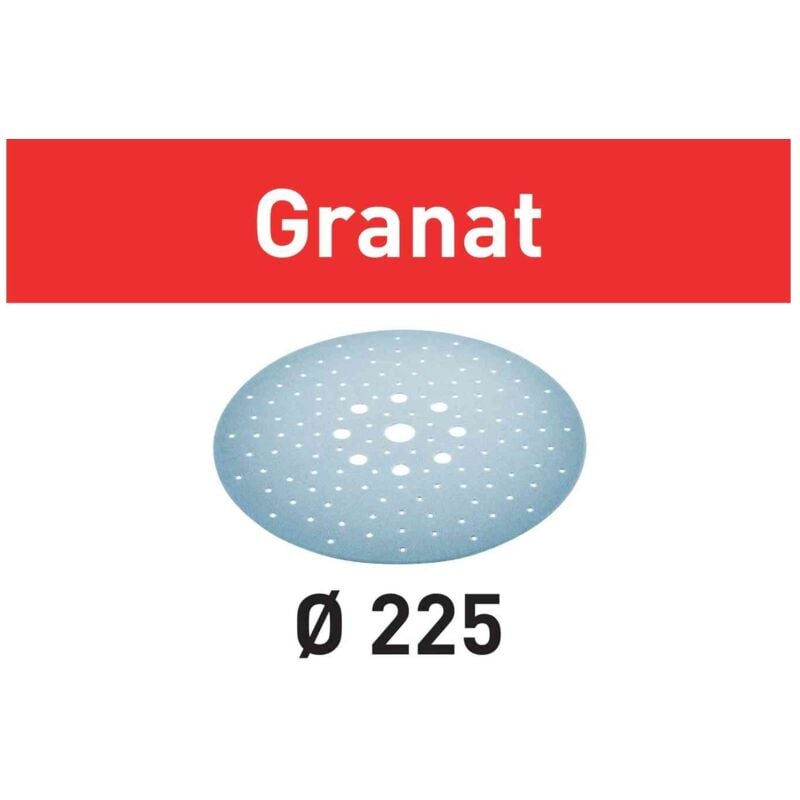 Boîte 25 Disques Abrasifs Granat Stf D225 Mm Grain 80 - Festool 205655