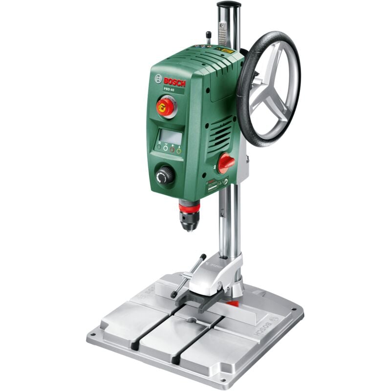 [Jamais Utilise] Perceuse D'Établi Bosch Pbd 40 (710 Watts, Course De Perçage 90 Mm, Diamètre De Perçage Dans L'Acier/Bois 13 Mm/40 Mm)