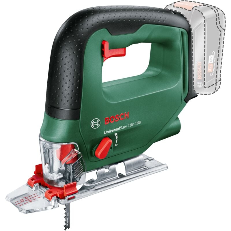 [Jamais Utilise] Scie Sauteuse Sans Fil Bosch Universalsaw 18V-100 (Sans Batterie, Système 18 Volts, Profondeur De Coupe Dans Le Bois 100 Mm)