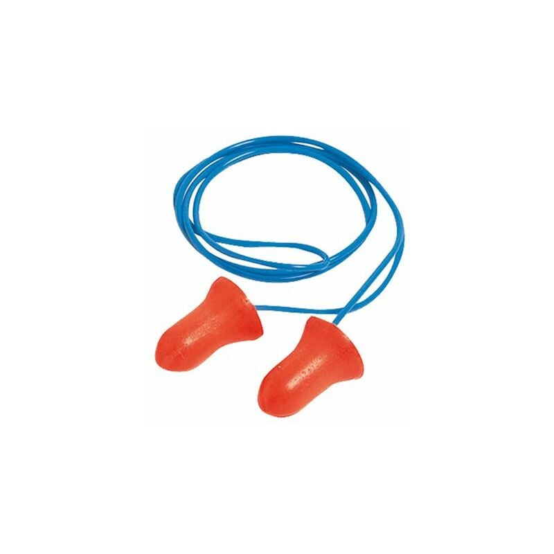 Jamais utilisé] Bouchons d'oreilles cordés jetables Honeywell Safety 37dB Bleu, orange x 100 paires ( )