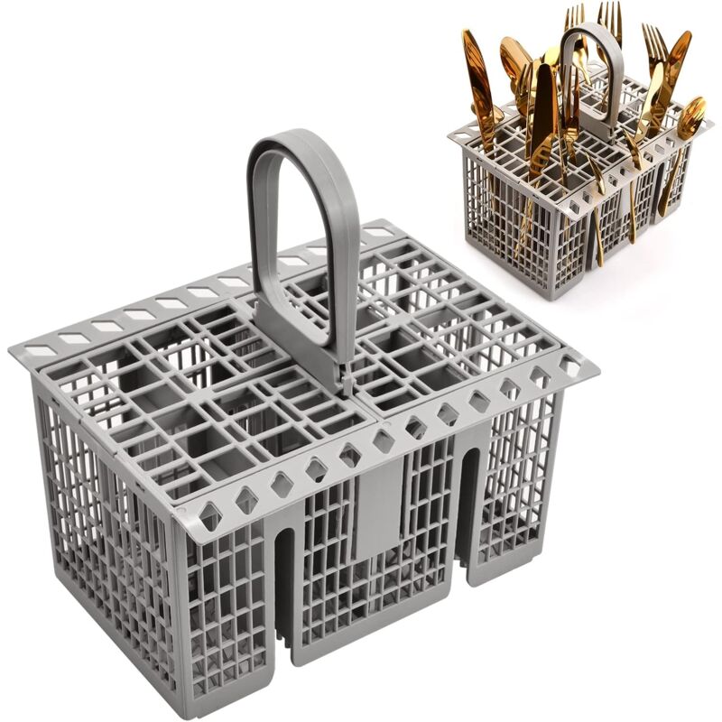 XVX - jamais utilisé] Panier à couverts pour lave-vaisselle, Panier couvert lave vaisselle universel, pour Hotpoint 99673-8729, C00257140, C0038660,
