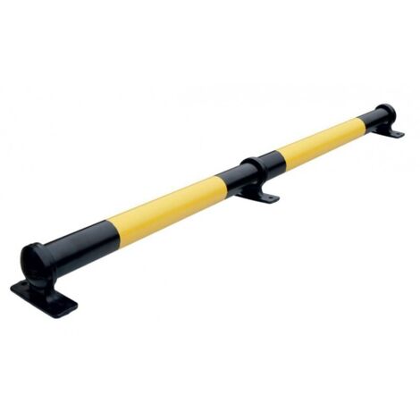 [JAMAIS UTILISE] Butée de Protection Pour Parking VISO Acier et Fonte Noir/Jaune - PARKSTEEL200