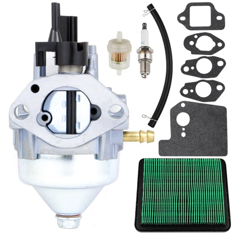 Aiperq - jamais utilisé] Carburateur pour Honda moteur GCV190 et Tondeuse à Gazon HRB217 HRX217, GCV190 Carburateur Kit avec Joint Filtre à Air