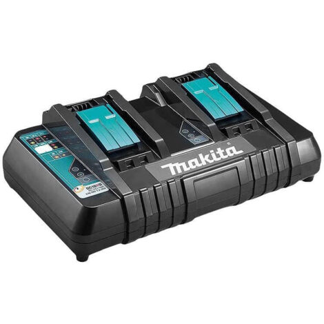 [JAMAIS UTILISÉ] Chargeur rapide pour 2 batteries Li-Ion 14,4 à 18 V - MAKITA DC18RD