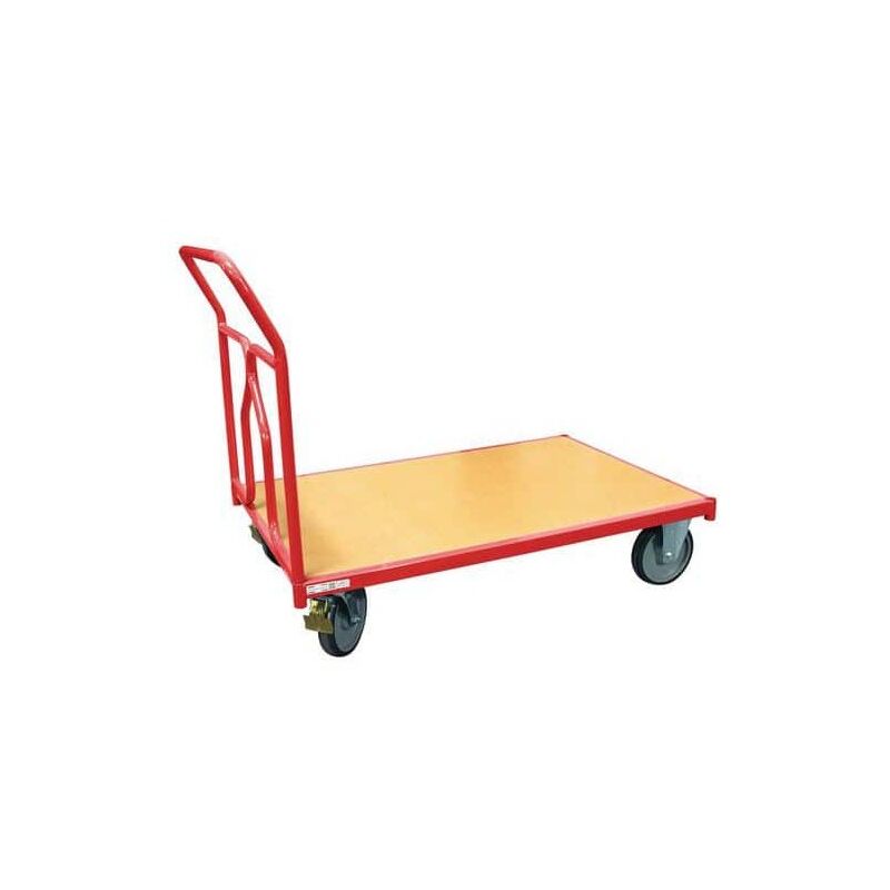 Jamais utilise] Chariot à Dossier Amovible Fimm avec Plateau en Bois Charge 500kg - 800004061