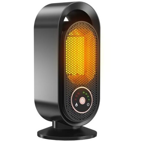 [JAMAIS UTILISÉ] Chauffage soufflant à économie d'énergie, 800 W/1500 W, température constante réglable, petit chauffage soufflant portable, protection contre la surchauffe et le basculement