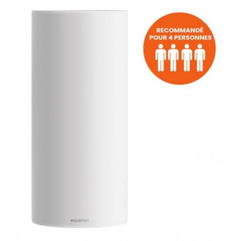 [JAMAIS UTILISE] Chauffe-Eau Électrique 200L EQUATION Stéatite ACI Titane Vertical Mural Monophasé - 893553