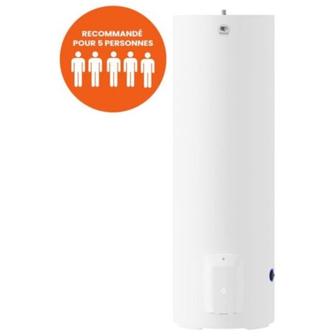 [JAMAIS UTILISE] Chauffe-Eau Électrique 300L THERMOR Duralis ACI Hybride Vertical Stable Monophasé ou Triphasé - 292077