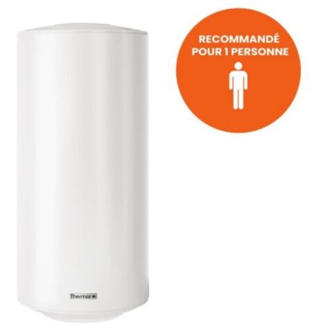 [JAMAIS UTILISE] Chauffe-Eau Électrique 50L THERMOR Sur-Evier Étroit Vertical Mural Monophasé - 241039