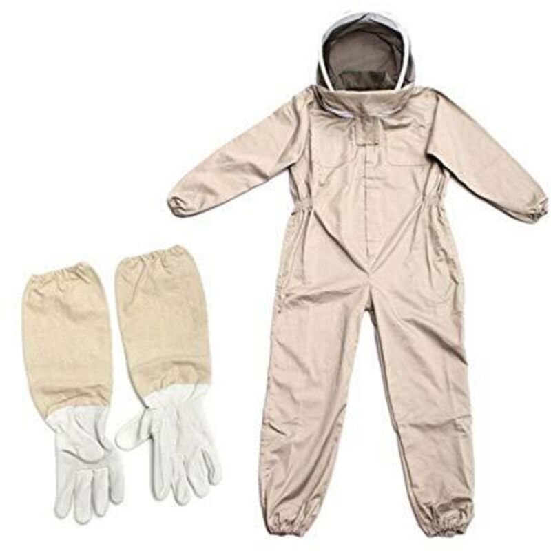 [JAMAIS UTILISÉ] Combinaison D'apiculteur, Costume D'apiculture Professionnelle avec Gants & Voile De Protection, Combinaison Apicole pour Tout Le