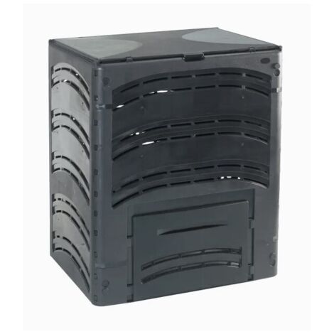 [JAMAIS UTILISE] Composteur Modulable 500L BELLI Compost'Wood 100x60x80cm Noir - 02292