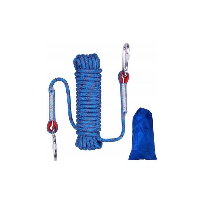 Jamais utilisé] Corde d'escalade corde tressée corde à linge corde d'escalade 14mm orange (20 mètres Corde d'escalade Aiperq