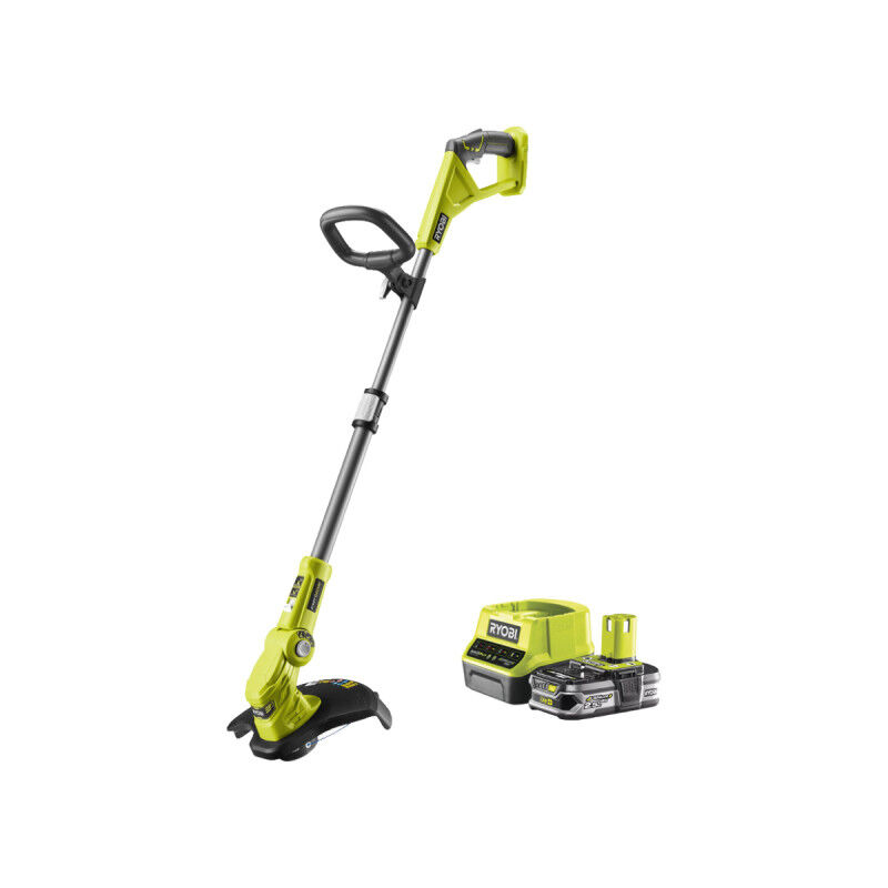 Coupe Bordures - Dresse Bordures Ryobi 18v One+ - 1 Batterie Lithiumplus 2.5ah - 1 Chargeur Rapide Rlt183225f
