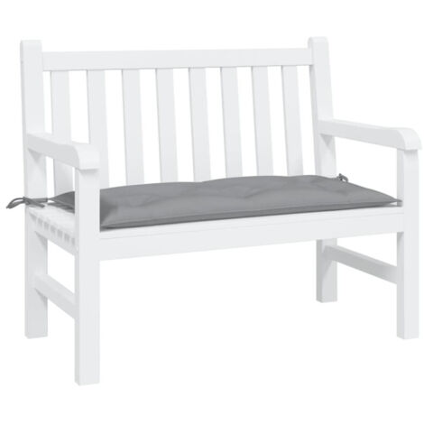 [JAMAIS UTILISÉ] Coussin de banc de jardin gris 100x50x7 cm tissu oxford