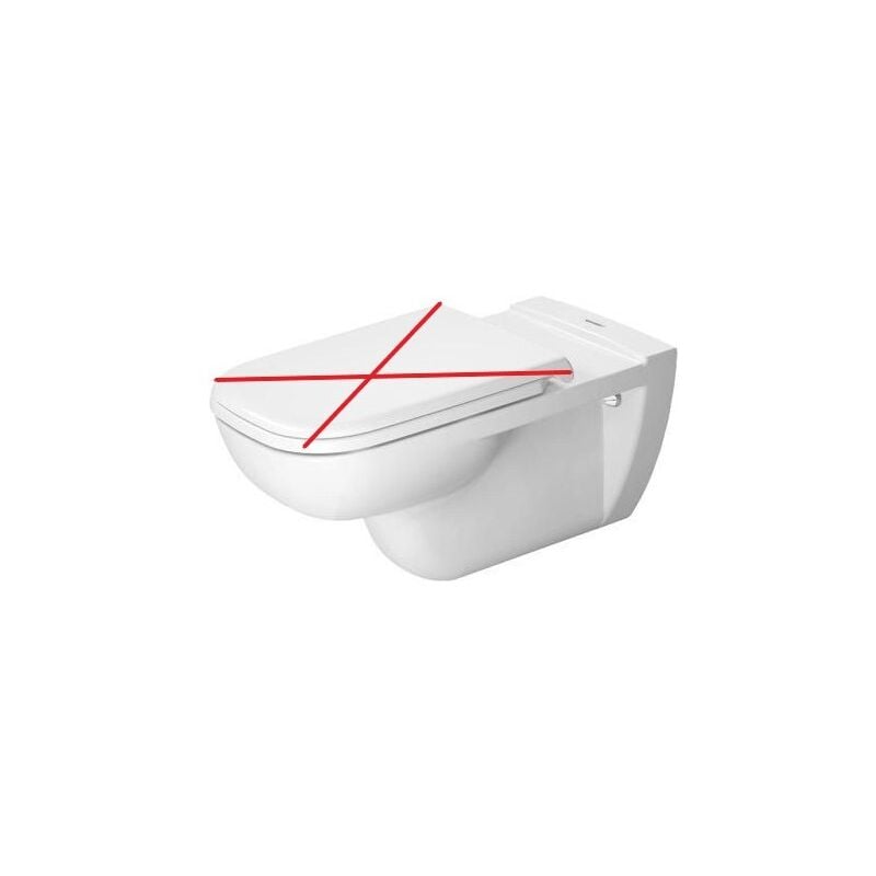 Duravit - jamais utilise] Cuvette wc Suspendue D-Code Vital Céramique Pour pmr Sans Abattant Blanc - 2228090000