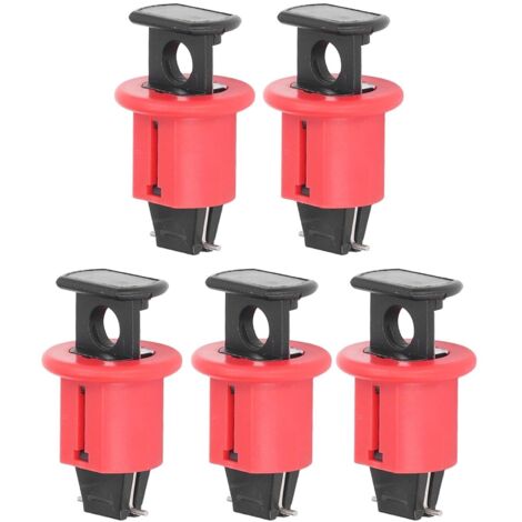 [JAMAIS UTILISÉ] Dispositif de verrouillage de disjoncteur de qualité industrielle, mécanisme à bouton-poussoir standard avec brochage miniature pour disjoncteurs unipolaires