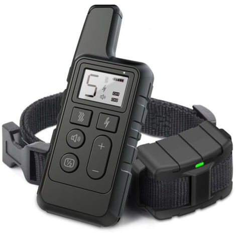 [JAMAIS UTILISÉ] Dog Shock Collar 500M Dog Training Collar with Remote Rechargeable IPX7 Waterproof Electronic Collar for Small and Medium Dogs Black