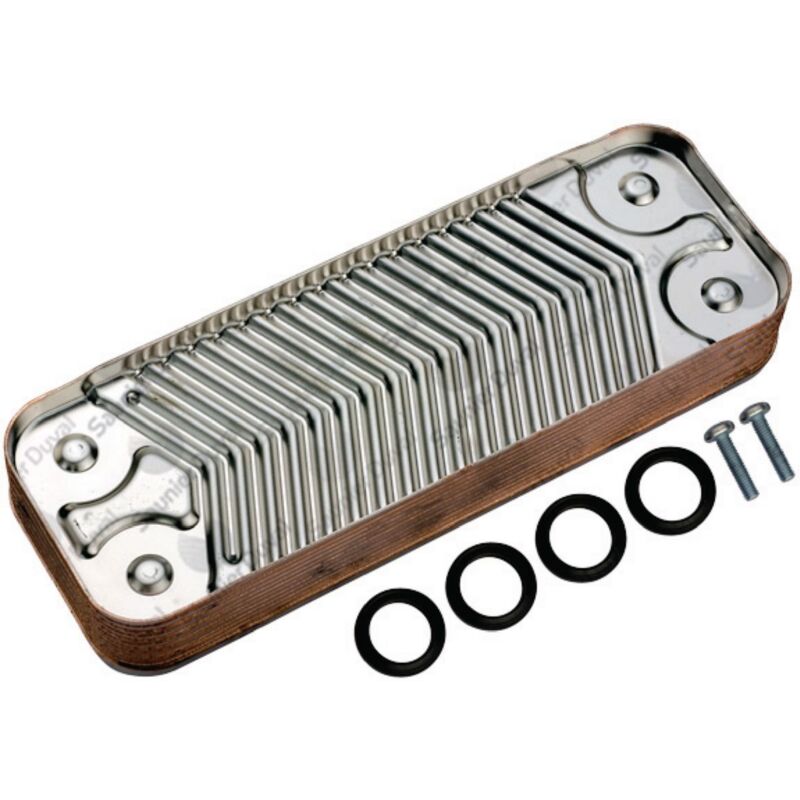 Saunier Duval - jamais utilisé] Echangeur sanitaire 12 plaques compatible, Ref.S1016600