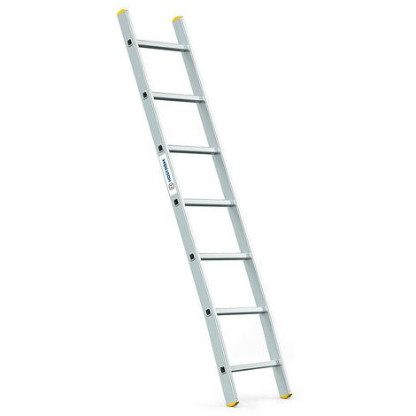 [JAMAIS UTILISÉ] Echelle simple StablePro 7 marches en aluminium, légère et durable, hauteur de travail maximale 2,95m, garantie 5 ans, charge maximale 150kg, Hostrom