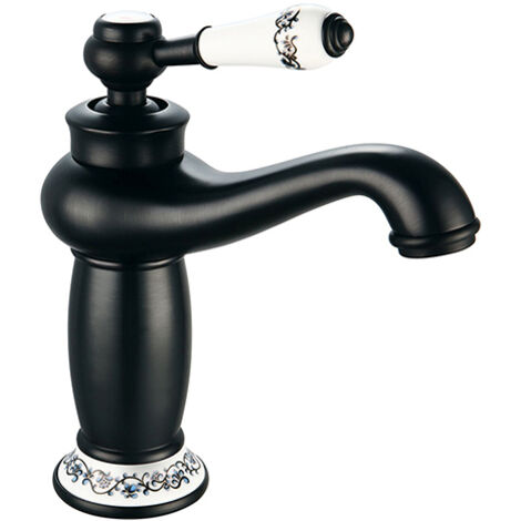 [JAMAIS UTILISE] Edouard Rousseau - Mitigeur Lavabo MARPLE - Noir