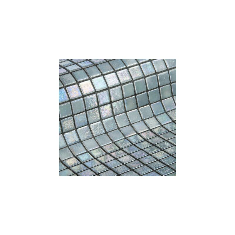 Mosaïque piscine émaux de verre 2,5x2,5cm IRIS cuarzo