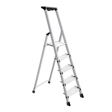 [JAMAIS UTILISE] Escabeau Aluminium 5 Marches ARTUB Pro Hauteur d'Accès 2.99m Charge 150kg - 02372405-808