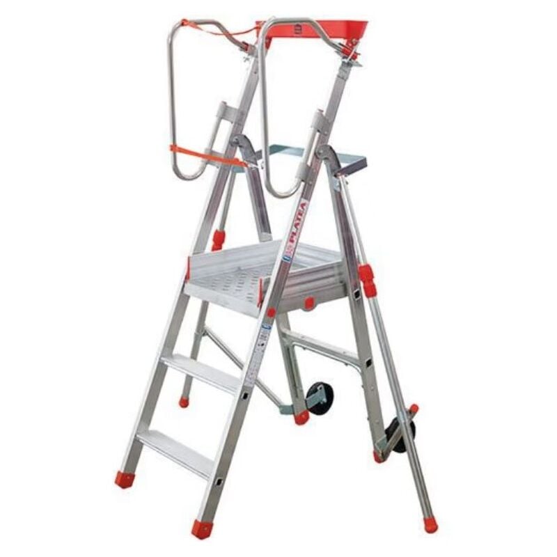 Facal - jamais utilise] Escabeau Plate-Forme Individuelle Mobile Platea 3 Marches Hauteur de Travail 2.56m - PLT-03