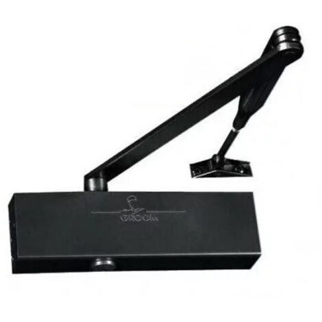 [JAMAIS UTILISÉ] Ferme-porte GR200115 avec frein d'ouverture bras standard noir charge 80kg