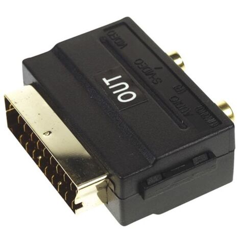 [JAMAIS UTILISE] Generic Adaptateur de sortie - Scart Male To 2 X Rca Female