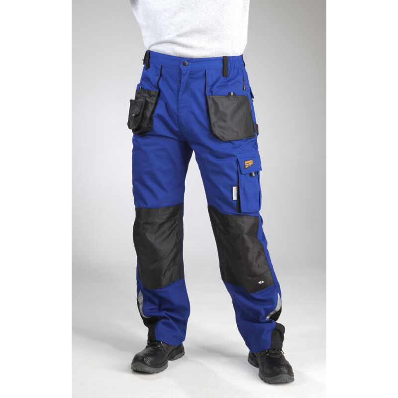 [JAMAIS UTILISE] Generic Pantalon de travail à taille élastique bleu taille 54