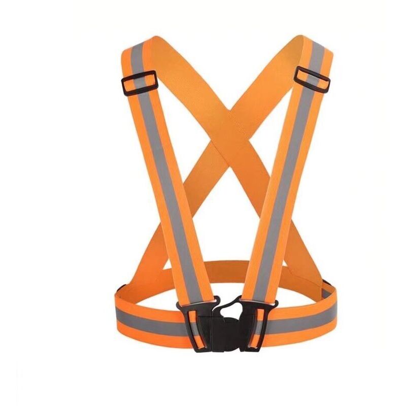 [JAMAIS UTILISÉ] Gilet Réfléchissant, Haute Visibilité Gilet de Sécurité Réfléchissant Réglable Elastique Gilet de Sécurité Harnais, Ajustement pour