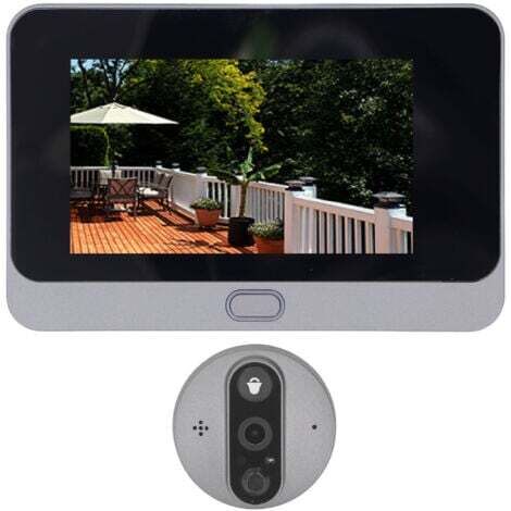[JAMAIS UTILISÉ] Gistuch 1080P Vidéo Interphone Visiophone Connecté ,4.3 Pouces LCD Moniteur,Sonnette de Caméra Filaire Vision Nocturne ,Imperméable ,Audio/Vidéo bidirectionnelle