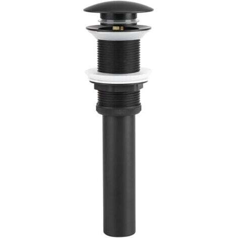 [JAMAIS UTILISÉ] Gistuch Bouchon de vidange Bouchon Bouchon de vidange évier Bouchons de Cuisine Up Finition Multicouche en Laiton Massif Noir Salle de Bain lavabo Accessoires de lavabo
