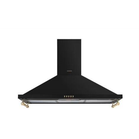 [JAMAIS UTILISE] Hotte Décorative Murale SILVERLINE Osiris 90cm Noir - HO0019009