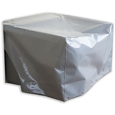 [JAMAIS UTILISÉ] Housse de protection PVC 2,70 x 1,20 x 0,95 m Grise - Qualité 10 ans - Made in France (Format spécifique)