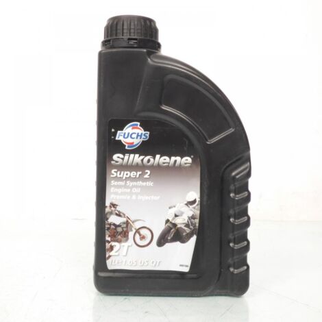 [JAMAIS UTILISE] Huile moteur 2T Silkolene pour moto super 2 Neuf en destockage