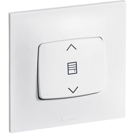 [JAMAIS UTILISÉ] Interrupteur pour volets roulants complet - Neptune - Blanc - Legrand