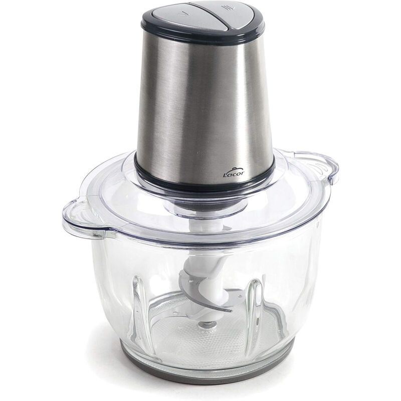 Lacor - jamais utilise] 69073-Hachoir électrique compact pour hacher les aliments, 22x18,3x26,7 cm, Verre