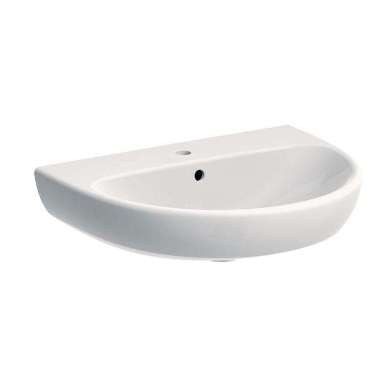 Jamais utilise] Lavabo Allia Prima 60cm 1 Trou Percé Fixation par Boulons - 00133400000