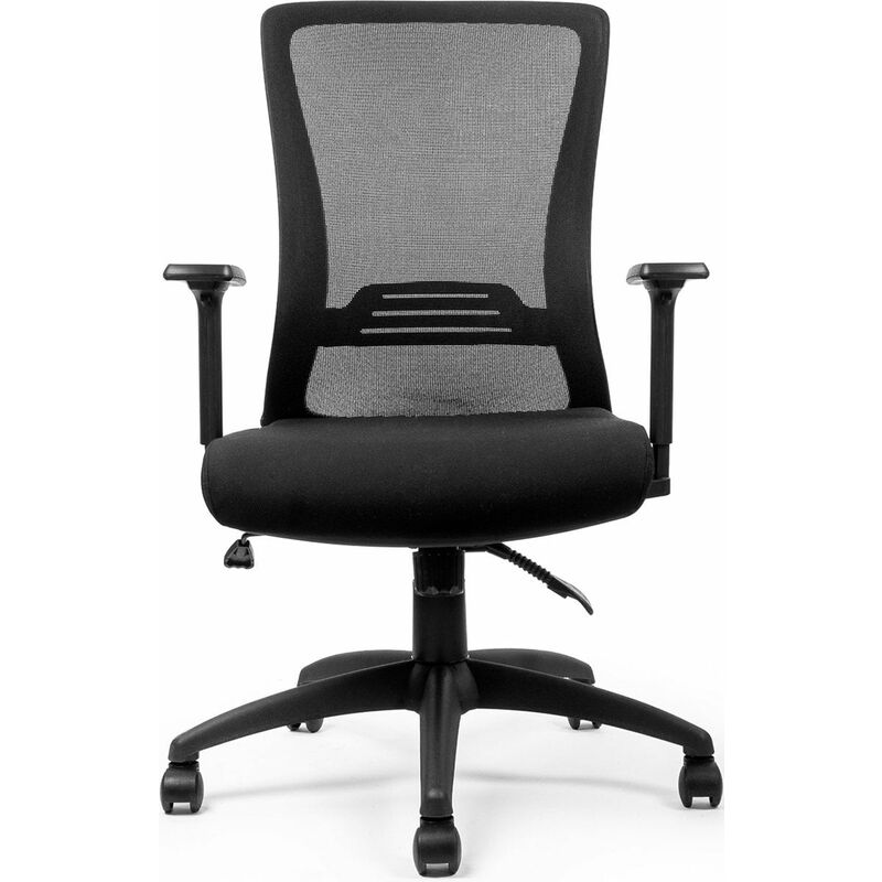 Jamais utilise] Lifegoods Lifegoods Ergonomic Office Chair - Chaise de bureau - Réglable - Adultes - Noir