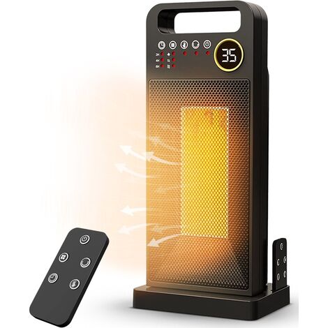 Hoti T100 un chauffage céramique d' appoint compact avec thermostat réglable