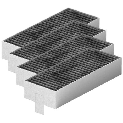 [JAMAIS UTILISÉ] Lot de 4 filtres à charbon actif pour hotte aspirante Siemens HZ9VRCR0 – Compatible Bosch, Neff, Gaggenau – Taille 193x75x35mm – Remplacement facile