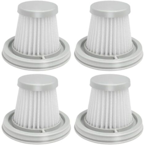 [JAMAIS UTILISÉ] Lot de 4 filtres HEPA compatibles avec Xiaomi Mijia Handy Home Car Mini aspirateur sans fil lavable Accessoires de rechange Pièces