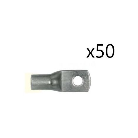 [JAMAIS UTILISE] Lot de 50 Cosses Tubulaires Droites Cuivre MECATRACTION 150mm² M10 Étamée NFF00363 - TN150-10 - 7421241