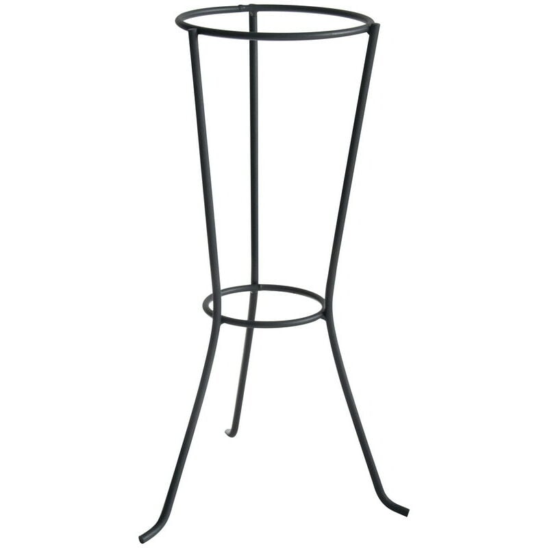 Jamais utilisé] Louis Moulin Colonne anthracite h. 56 cm pour pot 20-22 cm - Acier époxy